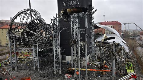 brinner göteborg|Storbrand på Lisebergs badhus Oceana i Göteborg